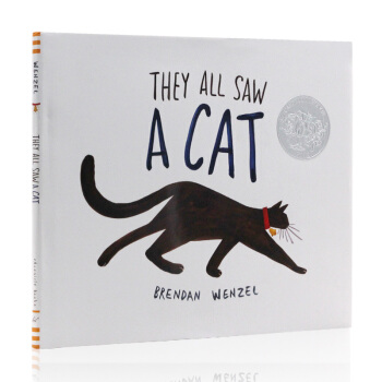 英文原版繪本 They All Saw a Cat 他們都看到瞭一隻貓 2017年凱迪剋奬 pdf epub mobi 下载