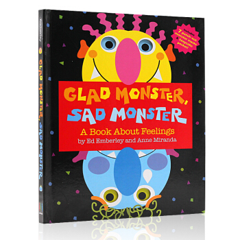 英文原版繪本 Glad Monster, Sad Monster Ed Emberley
