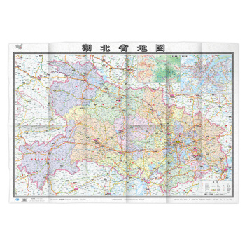 湖北省地图 中国分省地图 大比例尺行政区划折叠便携带地图 详细至部分市县乡村居民地 准确的 pdf epub mobi 电子书 下载
