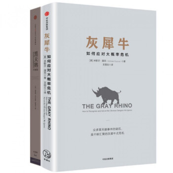 灰犀牛(如何应对大概率危机)+黑天鹅(如何应对不可预知的未来升级版全新校订本)（共2 pdf epub mobi 下载