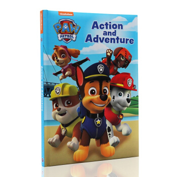 英文原版绘本Paw Patrol汪汪队立大功书Action and Adventure