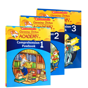 英文原版 Geronimo Stilton 老鼠记者 阅读理解练习册123 pdf epub mobi 电子书 下载
