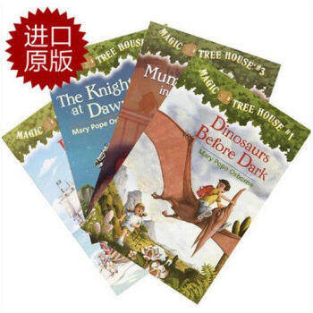 现货英文原版 神奇树屋1-4 套装 Magic Tree House Volumes