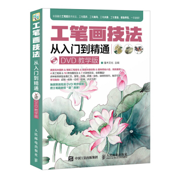 工笔画技法从入门到精通 DVD视频教学版 国画水墨画写意画绘画基础教程 绘制技法完全自学 pdf epub mobi 下载