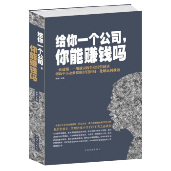 给你一个公司.能赚钱吗（李博著）企业管理与培训 一读就懂 一用就灵的企业经营秘诀经济学书籍 pdf epub mobi 下载