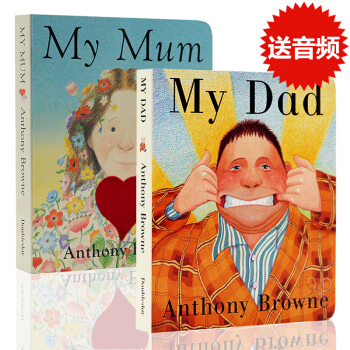 英文原版绘本My Dad My Mum(安东尼布朗)2册合集 我爸爸我妈妈 纸板书家庭关系 pdf epub mobi 下载