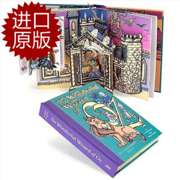 英文原版The Wonderful Wizard of Oz 英文原版 绿野仙踪立体书