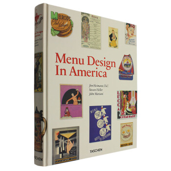 Menu Design In America1850-1985 美國菜單設計 平麵設計
