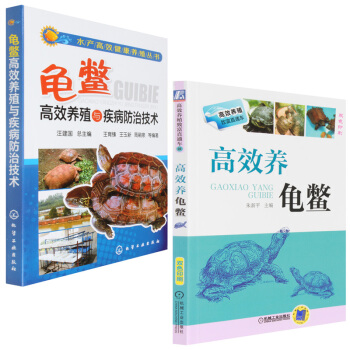 高效养龟鳖(双色印刷)+龟鳖高效养殖与疾病防治技术 水产高效健康养殖技术大全书籍 轻松掌握