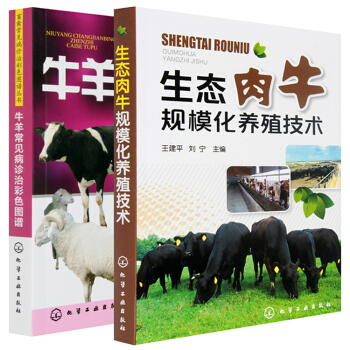 !常見病診治彩色圖譜+生態肉牛規模化養殖技術 牛羊病防製疾病預防 養牛技術大全書籍