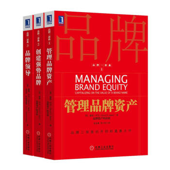 品牌管理三部曲：管理品牌资产+创建强势品牌+品牌领导 管理书籍 pdf epub mobi 电子书 下载