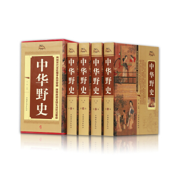 中华野史(精装全4册)中国通俗历史史料一本通 史书正史不敢写的中国历史 集成集萃 正版书籍