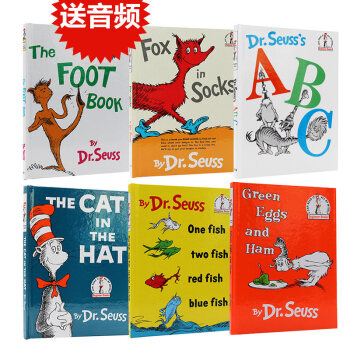 苏斯博士 6册套装the cat in the hat/The Foot Book
