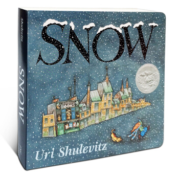 凱迪剋銀奬原版繪本 Snow 雪 卡闆書 英文原版童書低幼送音頻
