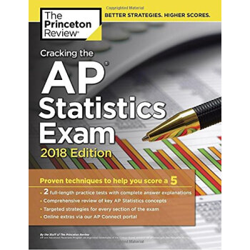 【中商原版】破解AP统计学考试2018 英文原版 教育与考试 Cracking the AP