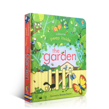 英文原版繪本 Usborne Peep Inside the Garden偷偷看裏麵花園翻翻紙闆童書 pdf epub mobi 電子書 下載