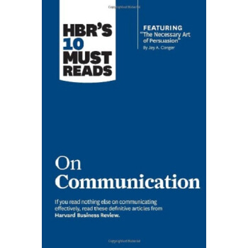 【中商原版】HBR's 10 Must Reads on Communication 意在溝通