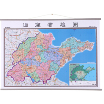 山东省地图挂图 山东省政区地图 分省地图挂图 1.4*1m 商务办公书房 交通旅游路线 pdf epub mobi 下载