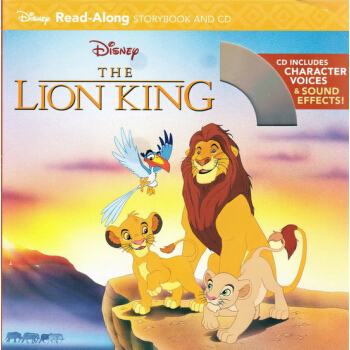 英文原版繪本 The Lion King獅子王 Read Along 迪士尼有聲讀物 附CD