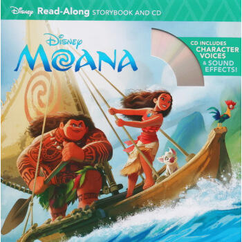英文原版繪本 迪士尼 海洋奇緣莫阿娜 Moana 有聲獨立閱讀係列 附CD