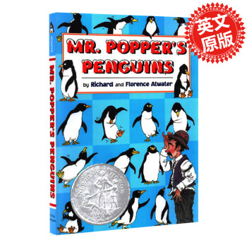 波普先生的企鹅 英文原版 Mr. Popper's Penguins 纽伯瑞儿童文学奖银奖