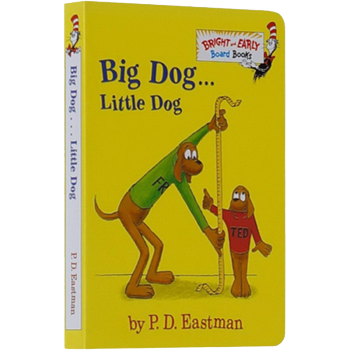 Big Dog Little Dog Dr Seuss 蘇斯博士 紙闆書 英文原版 繪本