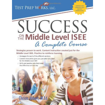 【預訂】Success on the Middle Level ISEE: A