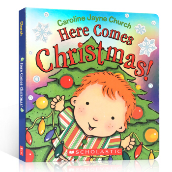 英文原版 聖誕節來瞭Here Comes Christmas! 節慶幼兒紙闆書 pdf epub mobi 電子書 下載