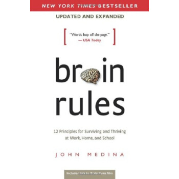 【中商原版】[英文原版]Brain Rules (Updated and Expanded)大脑法则 pdf epub mobi 下载