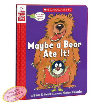 【中商原版】Maybe a Bear Ate It! 也许是熊吃了它 精装 学乐角色扮演互动书