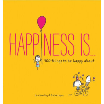 【中商原版】幸福是,500件关于快乐的小小事 英文原版 Happiness is
