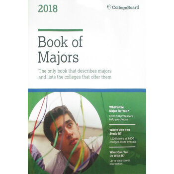 【中商原版】专业指南2018版 英文原版 Book of Majors 2018 College