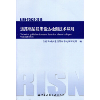 RISN-TG024-2016 道路塌陷隐患雷达检测技术导则 pdf epub mobi 下载
