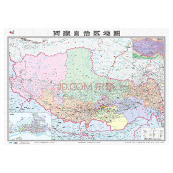 2017西藏自治区地图 西藏政区图 （袋装折叠版） 1068mm*749mm 全开 pdf epub mobi 下载
