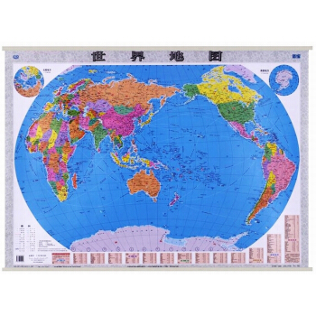 【划区包邮】 2017世界地图挂图 1.1米x0.8米 亚膜不反光高清印刷 防水覆膜挂图 pdf epub mobi 电子书 下载