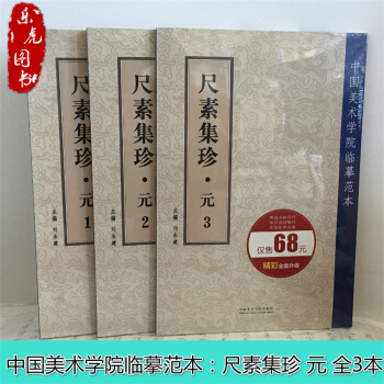 中国美术学院临摹范本尺素集珍元123全3本元代书法碑帖临摹范本刘永建主编 pdf epub mobi 下载