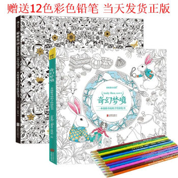 【贈12色彩色鉛筆】秘密花園 散頁裝+奇幻夢境 共2冊 漫遊奇境/探索奇境的手繪塗色書 pdf epub mobi 下载