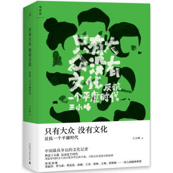 只有大众，没有文化：反抗一个平庸时代 pdf epub mobi 下载