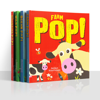 POP动物立体书原版英文绘本幼儿童宝宝早教启蒙反义词精装大开本4本套装有送音频 pdf epub mobi 电子书 下载