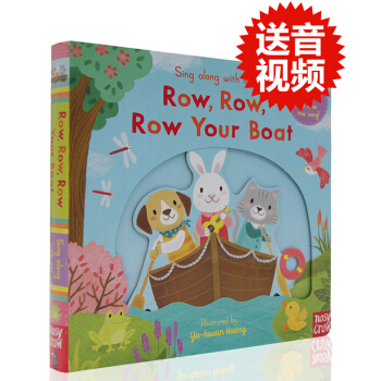 进口英文原版Sing Along: Row, Row, Row Your Boat 纸板书 游戏书