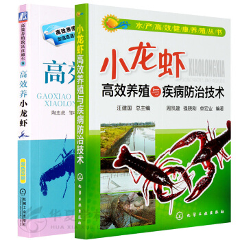 养小龙虾的书 高效养小龙虾+小龙虾高效养殖与疾病防治技术 水产养殖 小龙虾稻田养殖技术