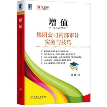 (正版特價)增值:集團公司內部審計實務與技巧 梁雄|229114