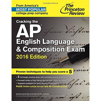 【中商原版】跨越AP英語語言作文考試 英文原版 crack ap engl lang 2016
