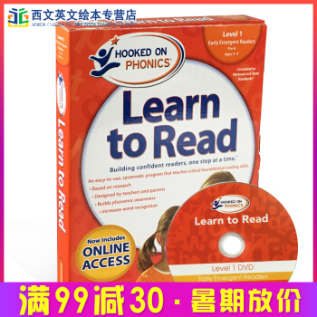 英文原版 自然拼讀係列Learn to Read - Level 1 語音學習閱讀1級