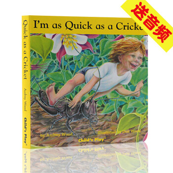 英文原版繪本 I'm as Quick as a Cricket 紙闆書 廖彩杏書單