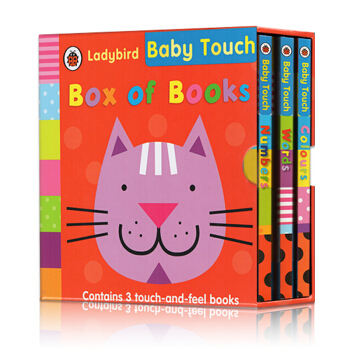 Baby Touch Words Numbers Colours 3册低幼儿童启蒙纸板触摸书英文原版 pdf epub mobi 下载
