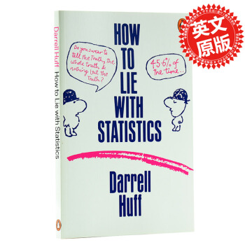 【中商原版】英文原版 How to Lie with Statistics 統計數字會撒謊