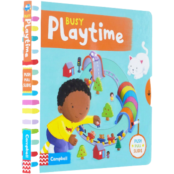 busy係列 英文原版啓濛 Busy Playtime 紙闆 機關 操作 活動書