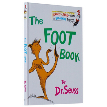 英文原版繪本 The Foot Book 名傢 Dr Seuss 蘇斯博士【精裝】廖彩杏