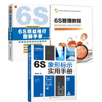 附光盘 6S精益推行图解手册+6S象形标示实用手册+6S管理教程图解6s精益管理书